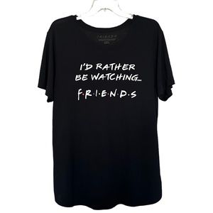 Friends T Shirt Tee Size 2X‎ Black